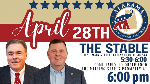 Republican Women of the Black Belt to Meet April 28