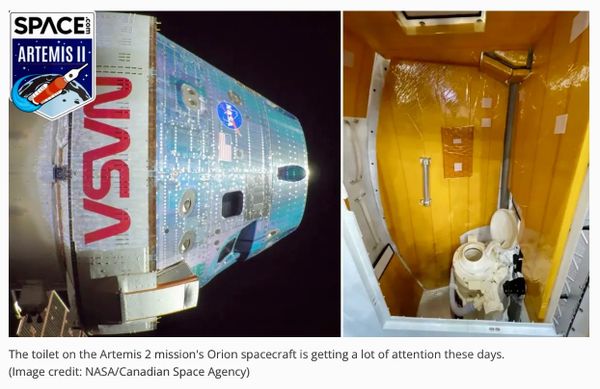 Moon Mission Meets Its Match: The Space Toilet