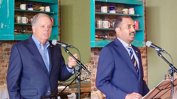 Jones Joins Karlapalem at Decatur Affordability Rally