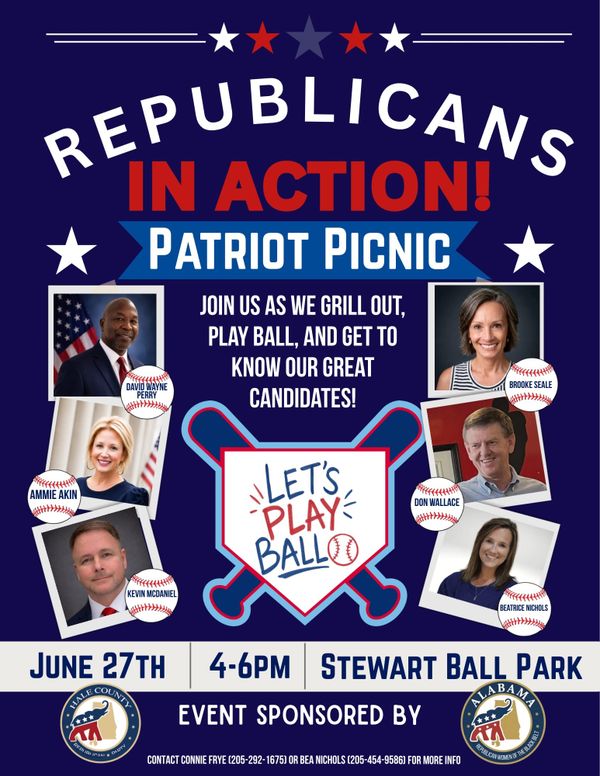 Republican Women of the Black Belt Patriot Picnic June 27