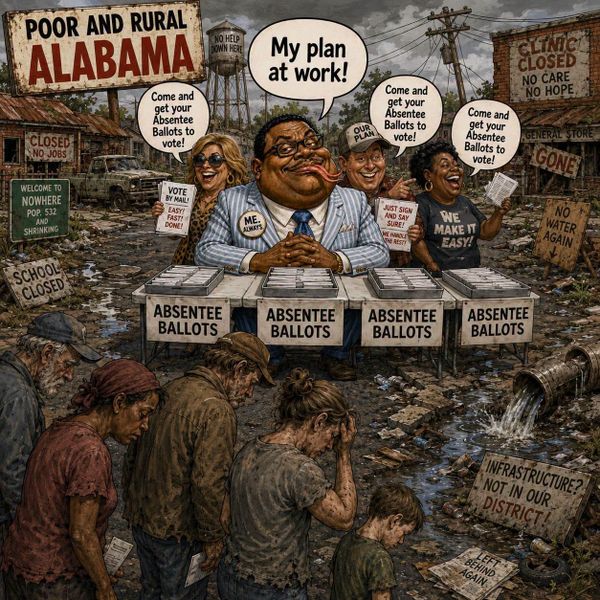 Are Absentee Ballots being used as a tool or a weapon in Perry County and other poor rural Alabama communities?