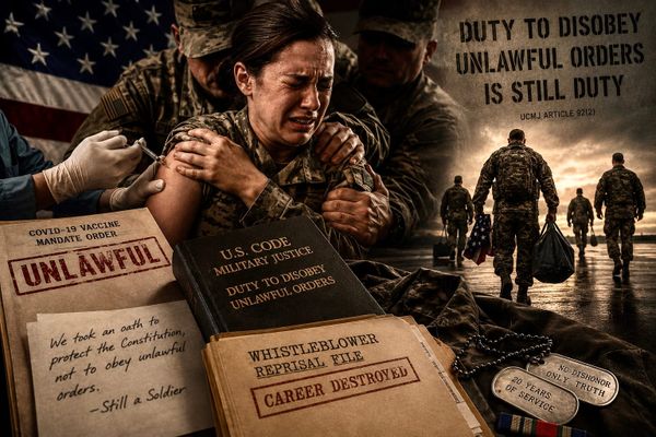 Duty to Disobey: What Happened When The U.S. Military Forced Vaccines On Service Members Against Their Will