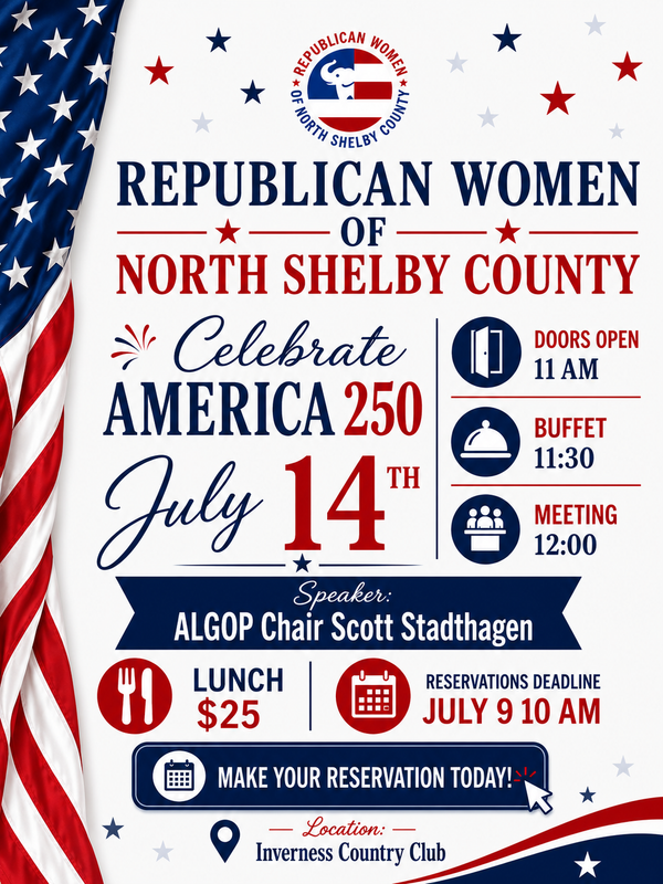 Republican Women of North Shelby County to Meet July 14