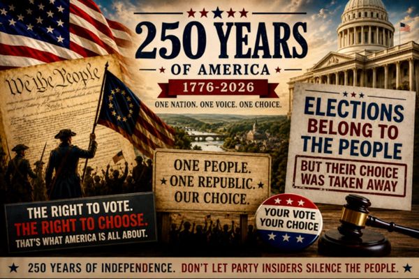 250 Years Later: The Choice That Was Taken Away and the Fight for the People's Voice
