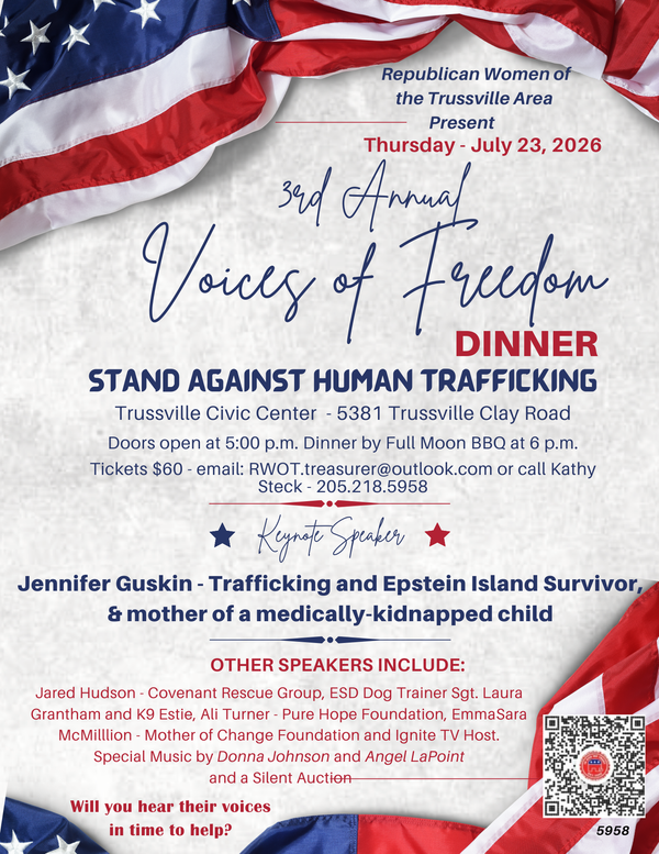 Third Annual Voices of Freedom Dinner to be July 23