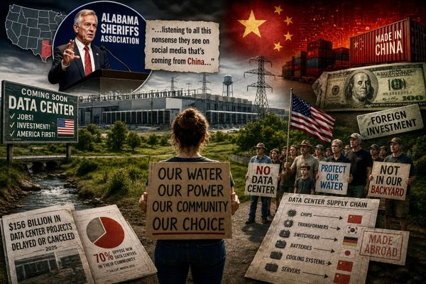 "Coming From China": Who's Really Foreign in Alabama's Data-Center Fight