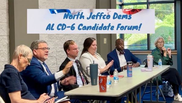 ICYMI: North Jefferson Democrats AL-6 Candidate Forum Livestream July 21