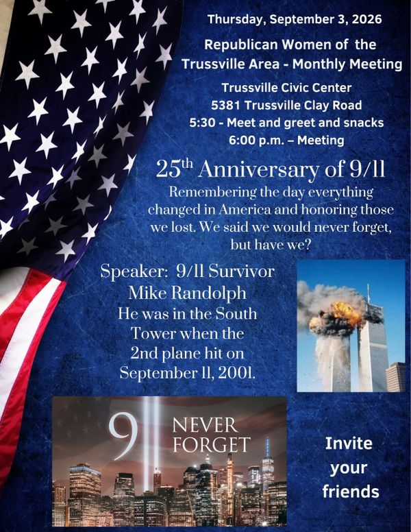 Republican Women of Trussville to Meet September 3