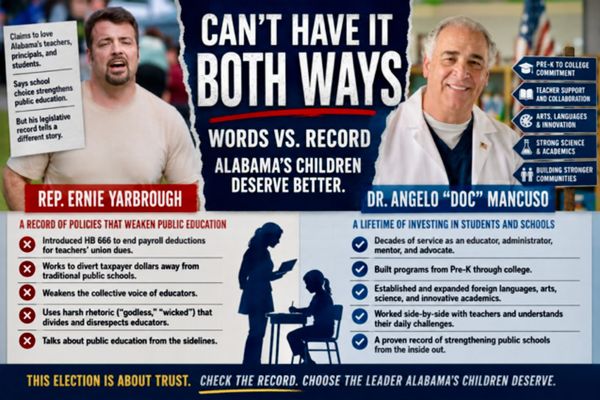 Rep. Ernie Yarbrough Can't Have It Both Ways