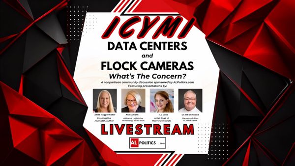 ICYMI: Data Centers and Flock Camera Livestream