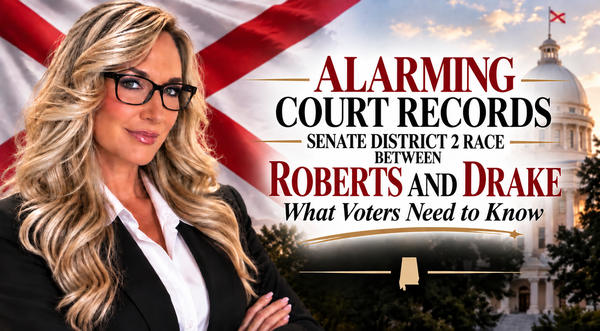 BREAKING: ALARMING COURT RECORDS SURFACE IN ALABAMA SENATE DISTRICT 2 RACE