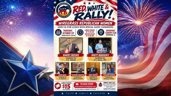Wiregrass Republican Women to Host Red, White & Rally Oct. 1