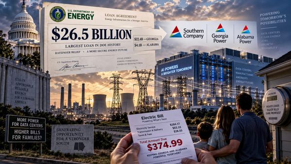 $26.5 Billion for Southern Company. A Speech About Savings for Everyone Else.