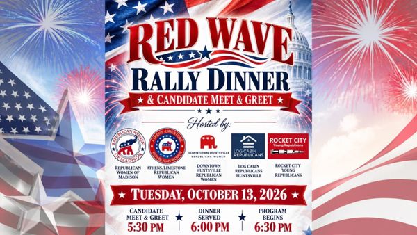 North Alabama Republicans to Host Rally Dinner Oct. 13