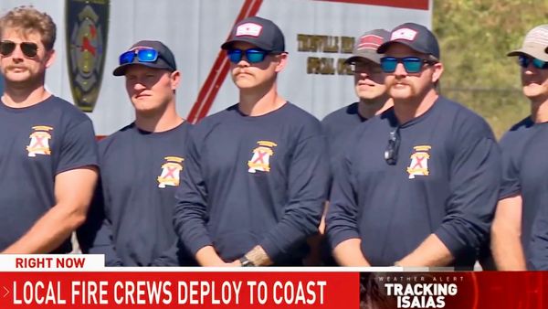 Alabama Firefighters Head to Coast Ahead of Isaias