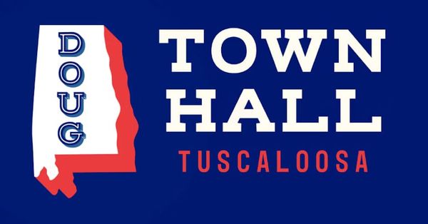 Doug Jones Returns to UA on the Last Day to Register to Vote