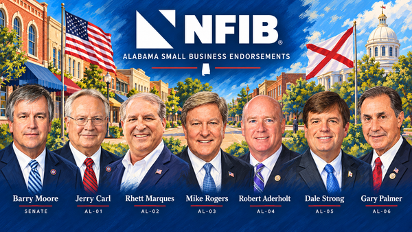 Alabama Small Businesses Endorse Pro-Main Street Candidates for Election to Congress