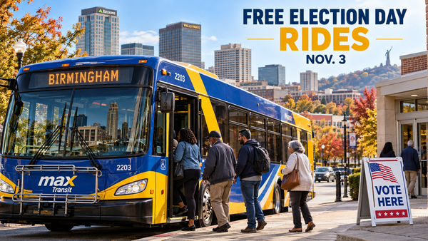 MAX Transit Offers Free Election Day Rides Nov. 3
