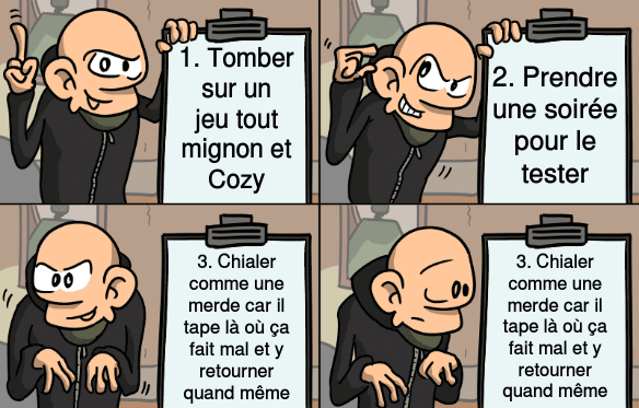 Des jeux Cozy qui nous collent un coup de latte