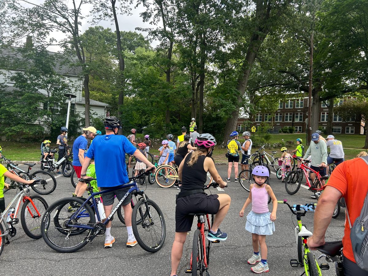 40+ Joined Glen Rock’s Community Bike Ride for All Ages