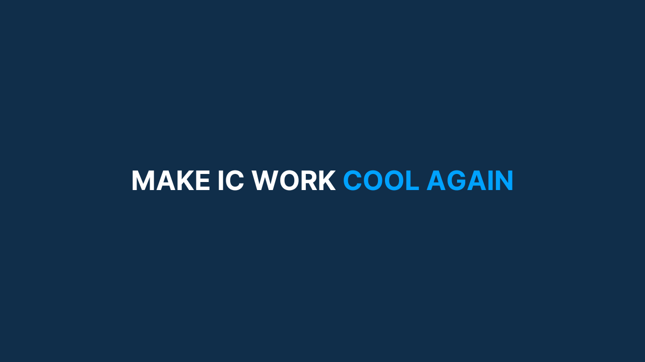 Too senior for IC, too operational to lead? [#127]