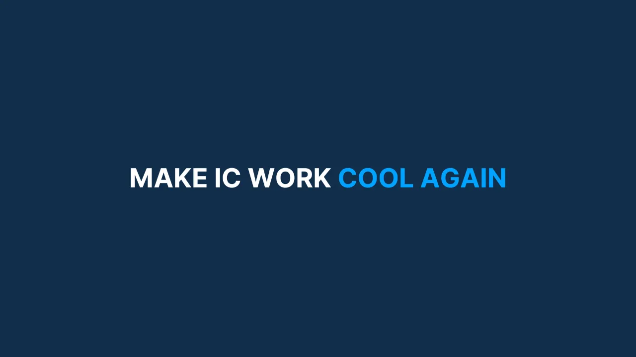 Too senior for IC, too operational to lead? [#127]