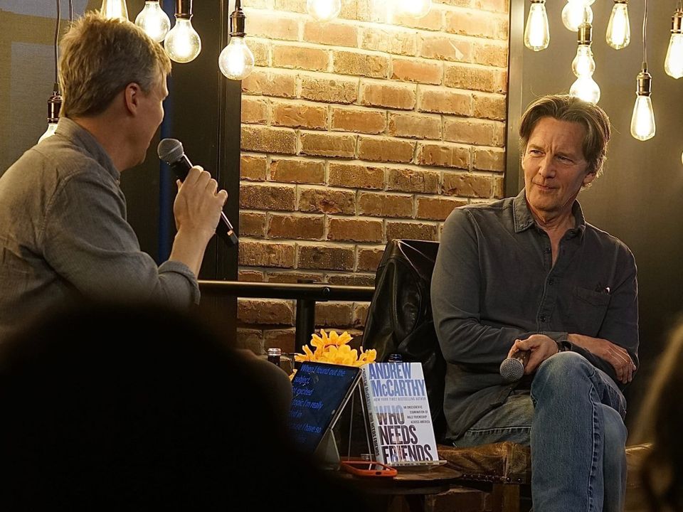 Andrew McCarthy at An Unlikely Story
