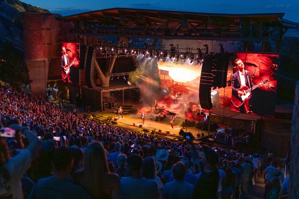 Lord Huron Brings The Cosmic Selector to a Beautiful Night at Red Rocks in Colorado