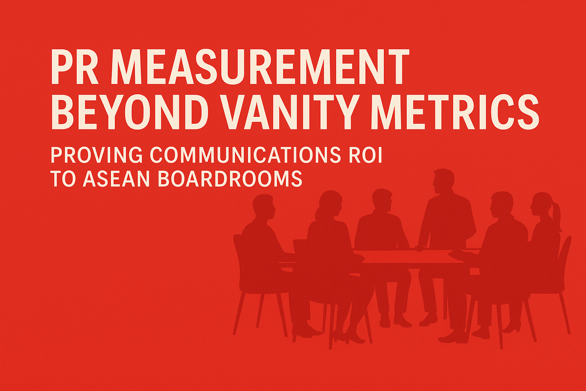 PR Measurement Beyond Vanity Metrics: Proving Communications ROI to ASEAN Boardrooms