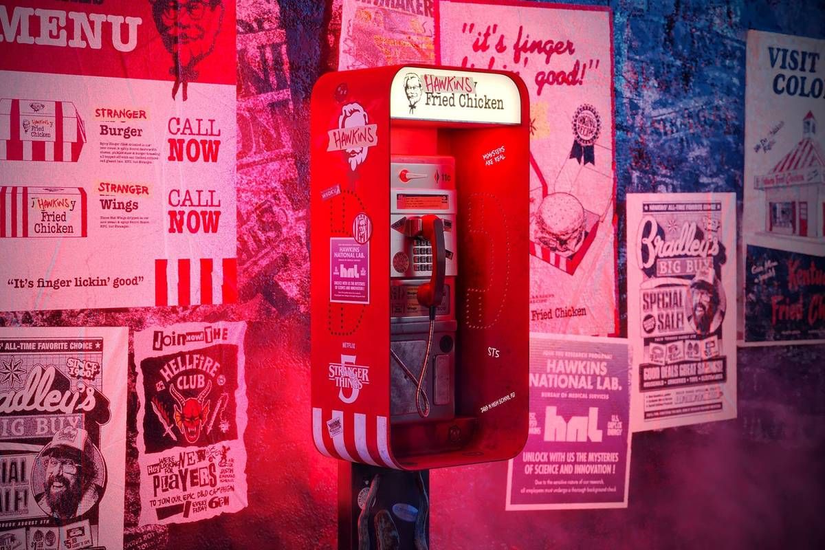 Inside KFC’s Hawkins Fried Chicken Pop-Up Hidden Beneath Sydney