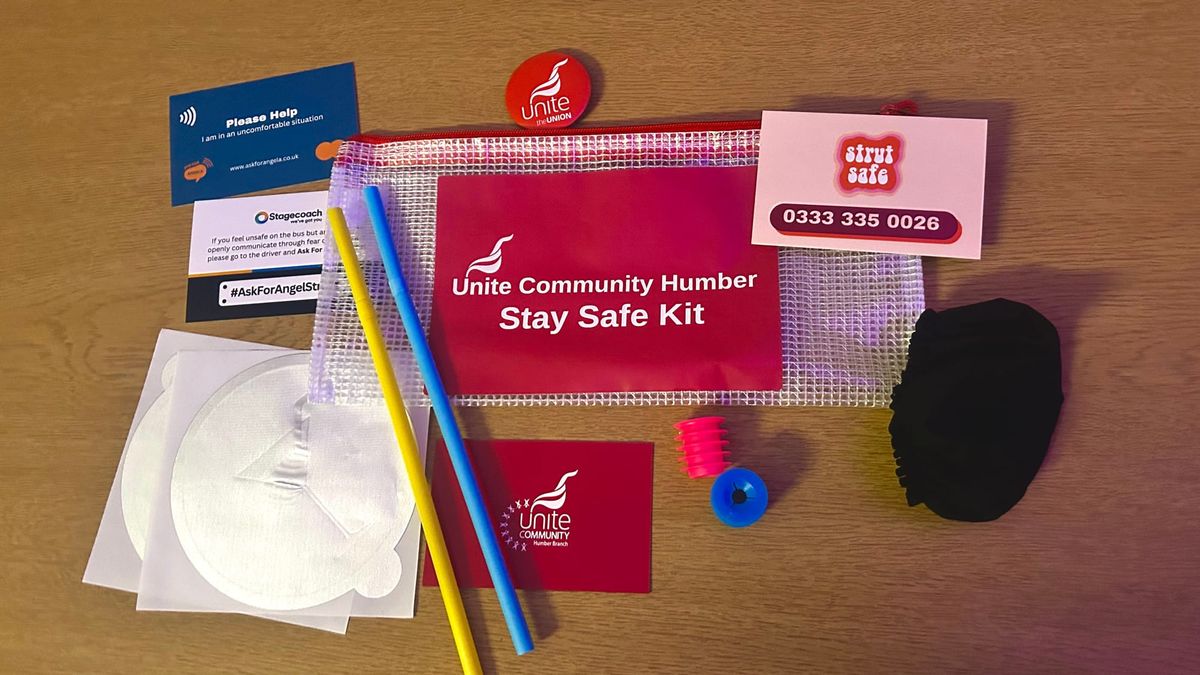 Unite Community Humber launches anti-spiking 'Stay Safe Kit' in the region