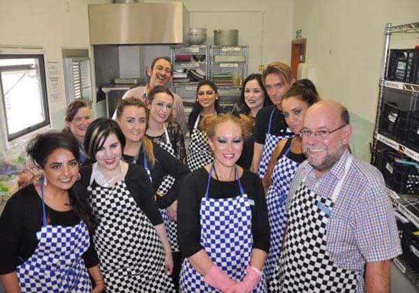 Lunch Positive thank their M.A.C. volunteers