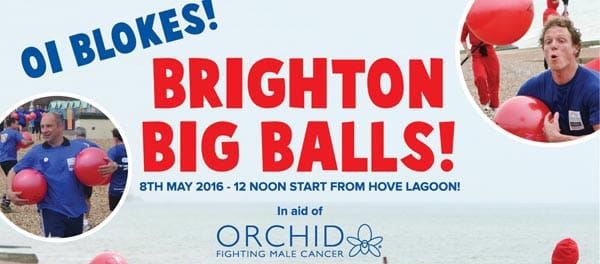 Celebrities carry Big Balls to raise money for Cancer