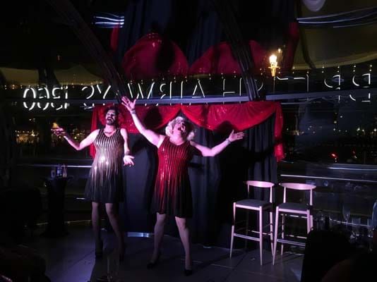 Sky-high cabaret at 450 feet with Sally and Spice