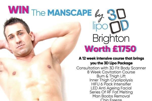 COMPETITION: Last chance to win a 3D Lipo ‘Manscape’ worth £1,750