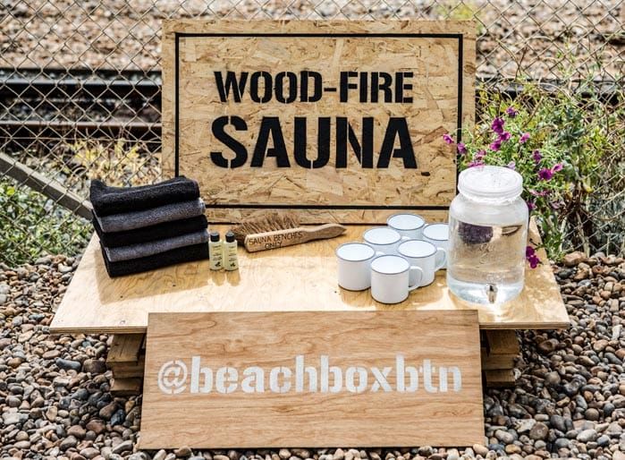 Experience an authentic Finnish sauna on Brighton beach