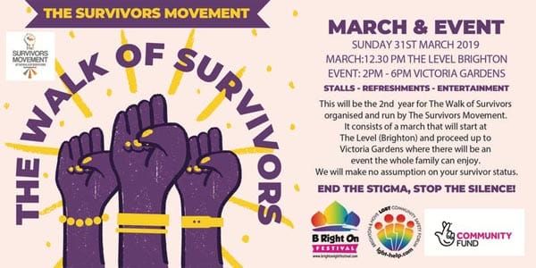 Today at B RIGHT ON LGBT+ Community Festival: “The Walk of Survivors”