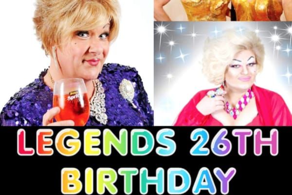 Legends Brighton to celebrate 26th Birthday with Charlie Hides & local icons