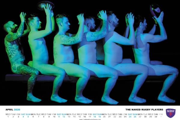 The Naked Rugby Players’ 2020 Calendar