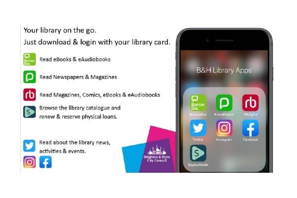 Brighton and Hove libraries cancel all public events until end of May.