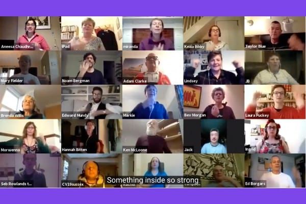 Rainbow Chorus send a message of support to LGBTQ+ deaf and sign language user community