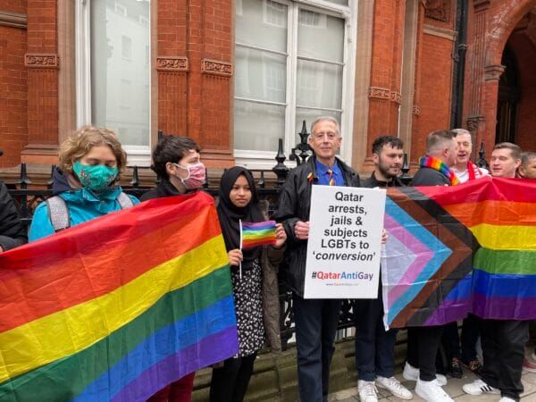 Qatar London embassy picketed before World Cup
