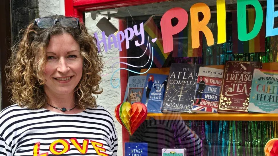 Staff at Welsh bookshop, Browsers Bookshop in Porthmadog, Gwynedd, say they have been sworn at and verbally abused because of a window display celebrating Pride Month