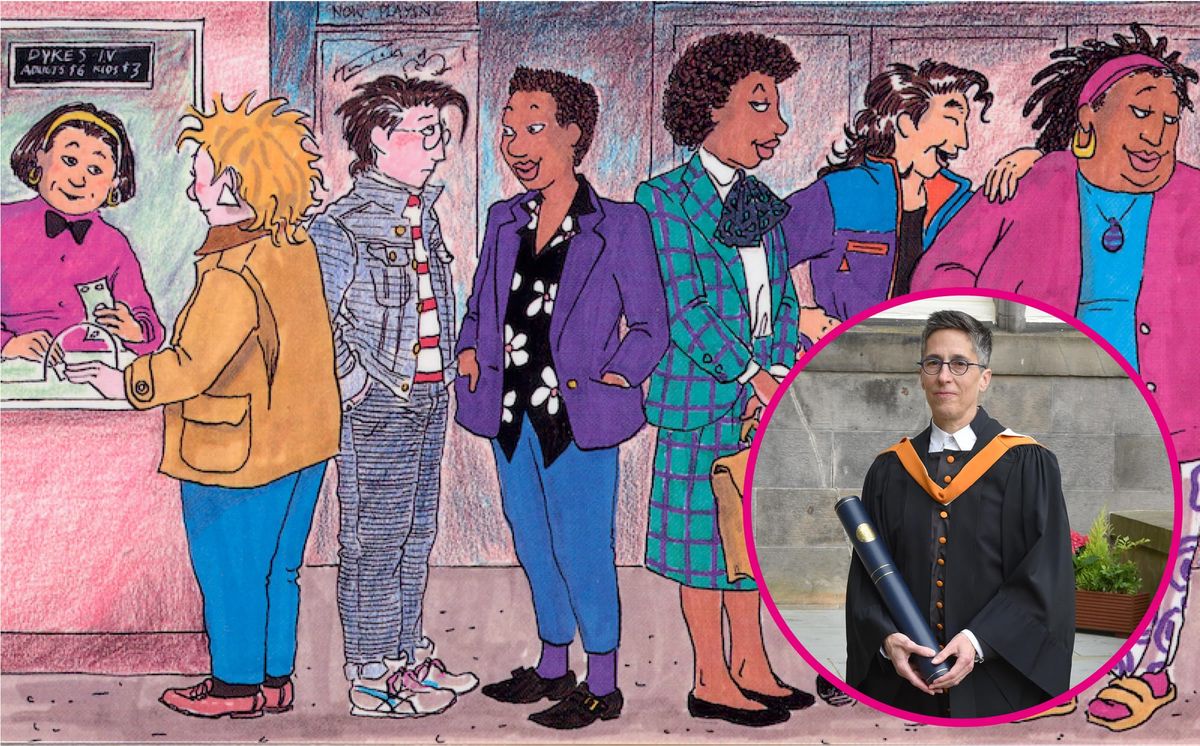 Acclaimed graphic novelist, Alison Bechdel, creator of seminal book series ‘Dykes to Watch Out For’, awarded honorary degree by University of St Andrews