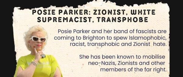 Trans Liberation Front Brighton rallies against Posie Parker’s bigotry