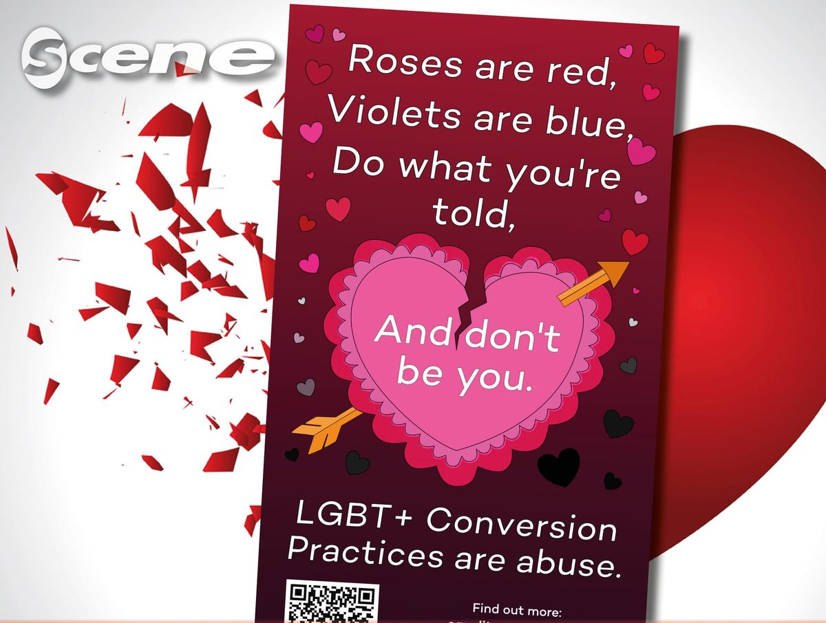Scottish LGBTQ+ charity marks Valentine’s Day by highlighting harm caused by conversion practices