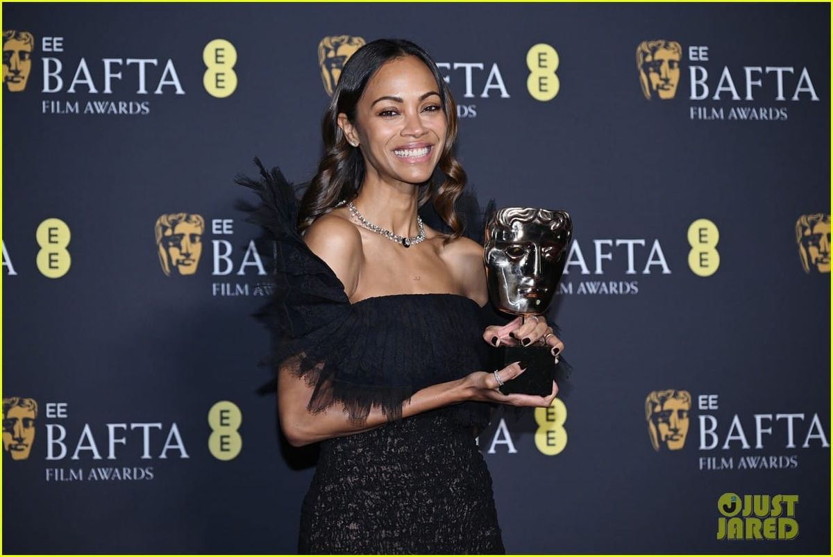 Zoë Saldaña, star of Emilia Pérez, dedicates BAFTA to her trans nephew