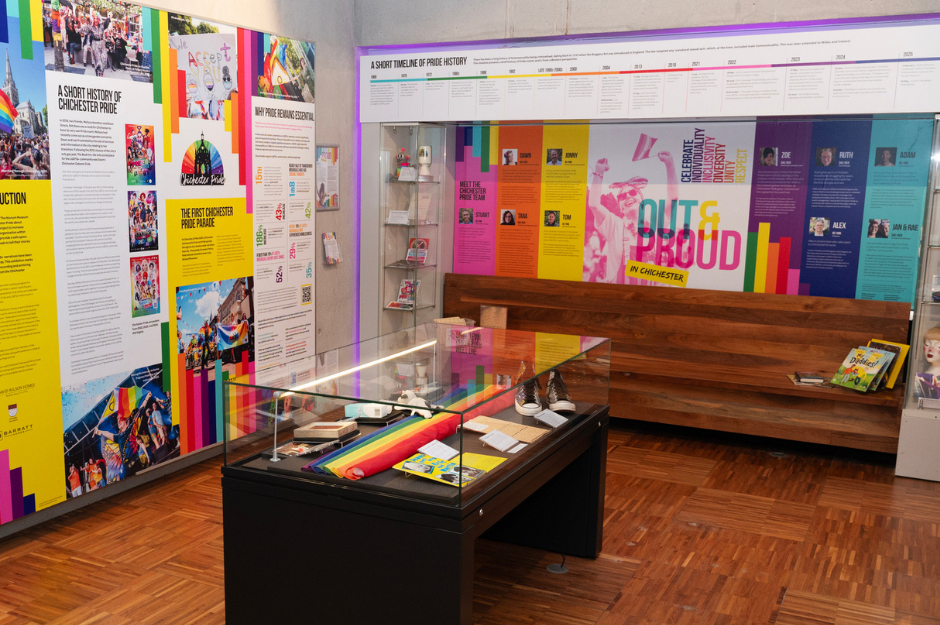 Chichester’s Novium Museum hosting new exhibition, which celebrates “the rich tapestry of LGBTQ+ history, resilience, and Pride in Chichester”
