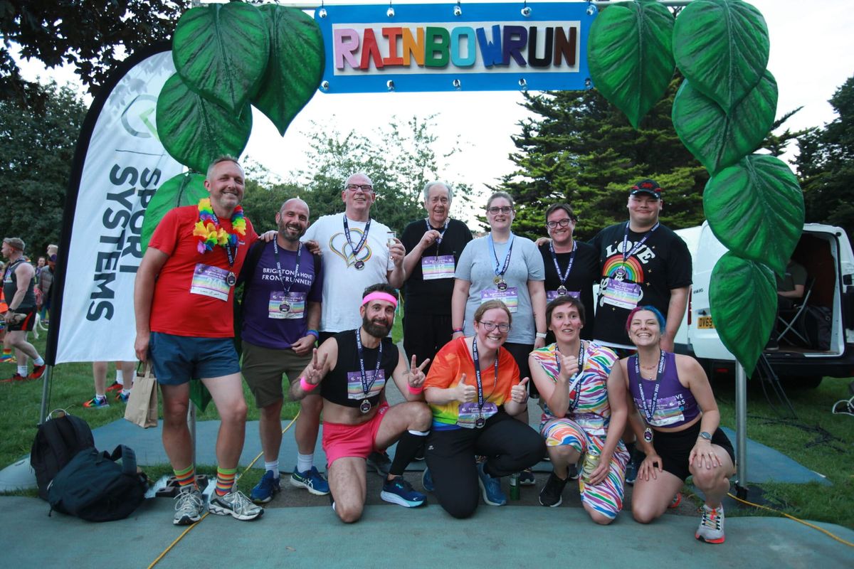 Brighton & Hove Rainbow Run – a colourful celebration of pride and community – to return in August!