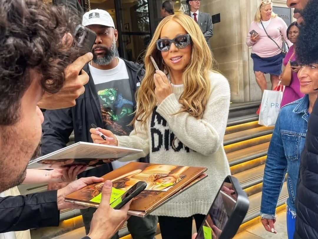 Mariah Carey mobbed by fans ahead of Brighton Pride headline performance